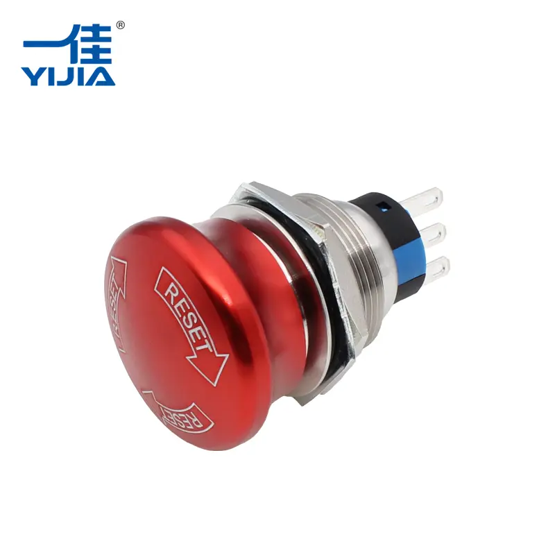 Dėl ko Yijia Red avarinis mygtukas idealiai tinka pramoninės saugos valdymo sistemoms?